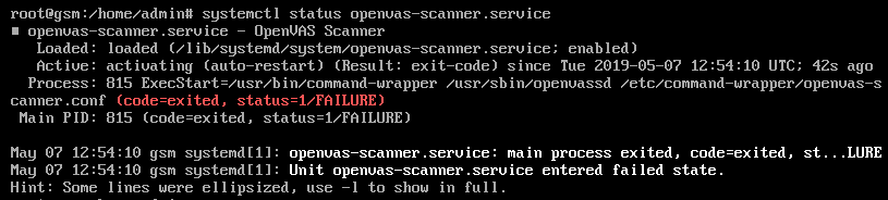 status_openvas_scanner